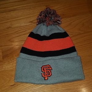 sf giants beanie with pom